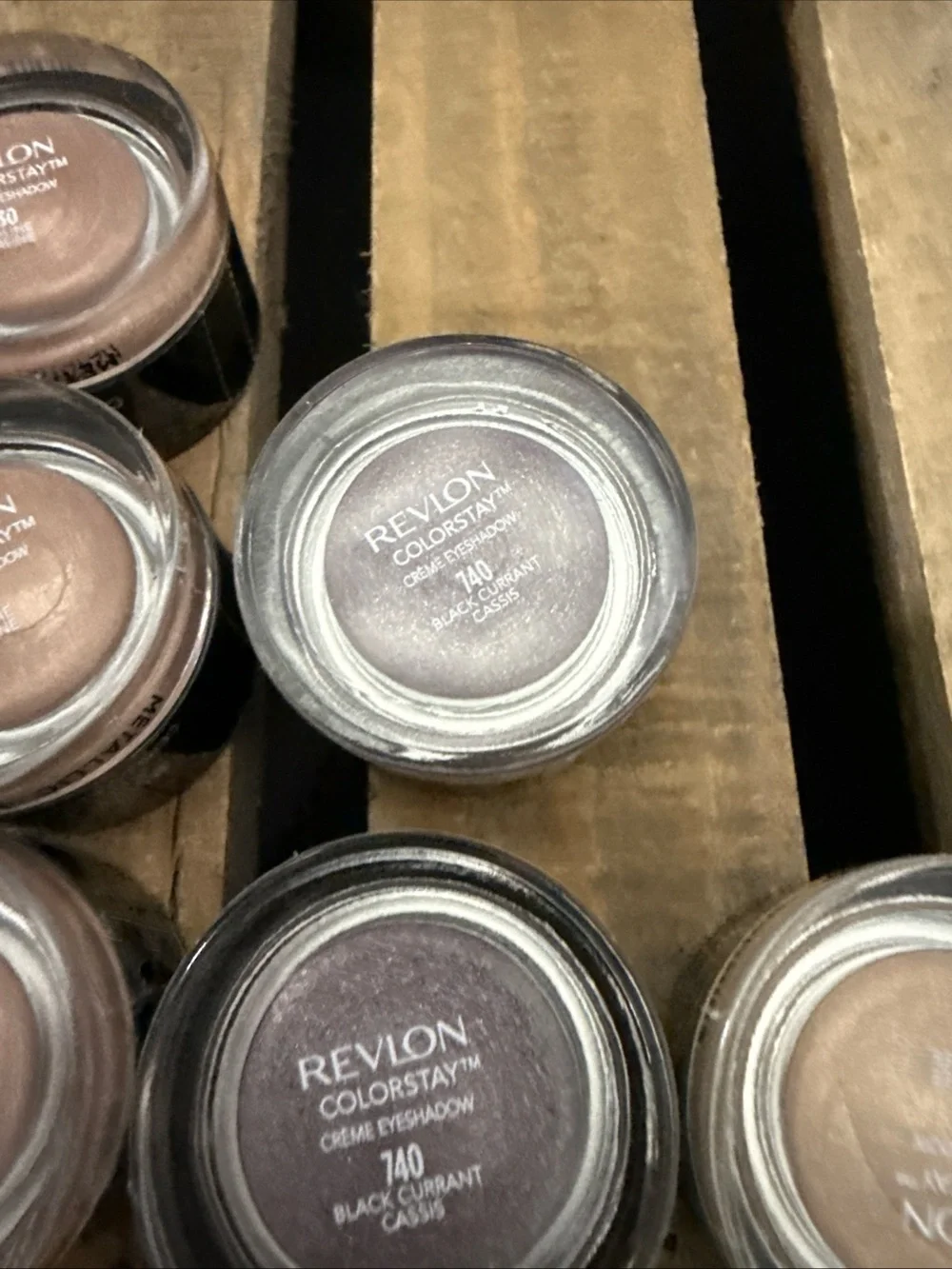 9- Revlon Cream Eyeshadow Collection — Brown, Taupe, Pink, Champagne, Silver